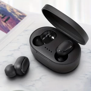 Fone De Ouvido Sem Fio E6s e A6s Bluetooth 5.0 Tws Preto
